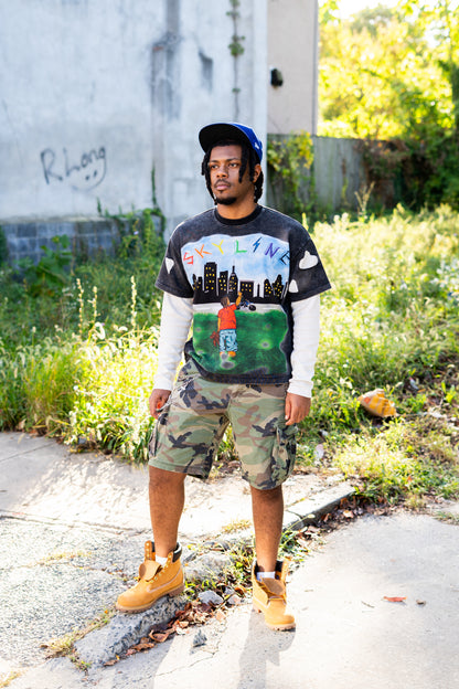 Double Layer-Long Sleeve Shirt